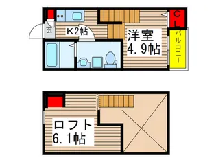 スカイピア【2階】の間取り