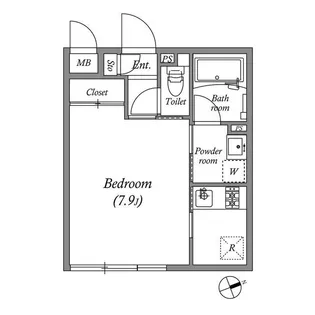 GranDuo千歳船橋IV【1階】の間取り