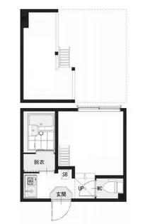 ジオメトリ和泉【2階】の間取り