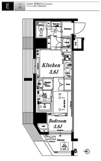 アクサス渋谷初台【6階】の間取り