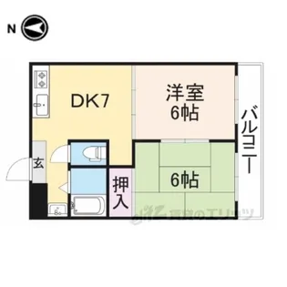 プラムA【2階】の間取り