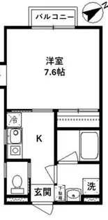 ホワスト吉祥寺【2階】の間取り