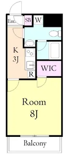 パレス・アネーロ【1階】の間取り