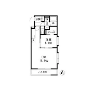 ソレアード ビスタ 三ッ沢【1階】の間取り