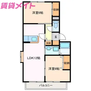 コンフォート打越坂 D【1階】の間取り