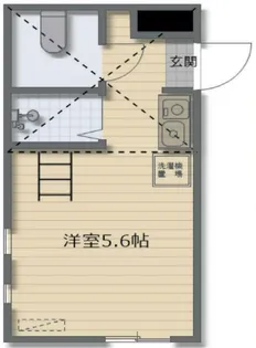 ベルリネッタ川崎【1階】の間取り