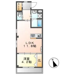 パーシモン【1階】の間取り