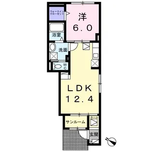 フリーデ【1階】の間取り