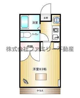 グレースコート24MK-B【3階】の間取り