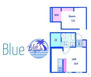 princess court ななつ星【1階】の間取り