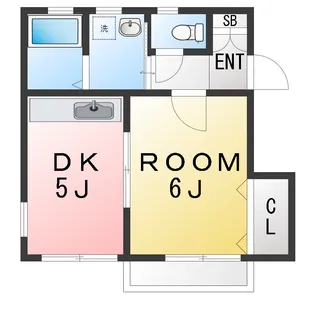 ロイヤルハウス壱番館【1階】の間取り