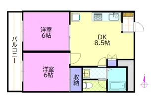 CASA NAKAHARA【3階】の間取り
