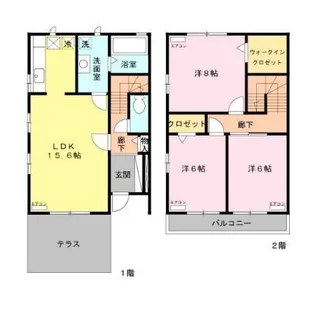 ナーセリーコートBの間取り