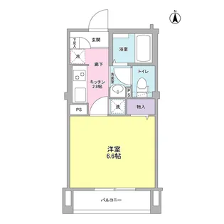 カーサ・デル・ソル【2階】の間取り