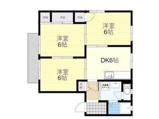 ディアス平井【2階】の間取り