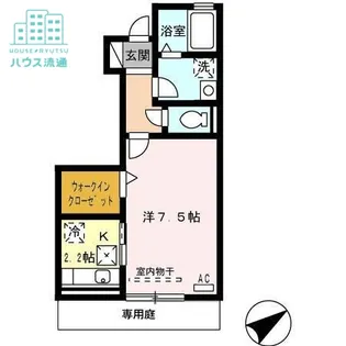 ロイヤルガーデン永田E【1階】の間取り