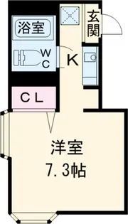 アミティ岩井【2階】の間取り