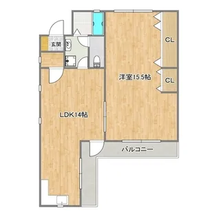 レミエル水前寺【3階】の間取り
