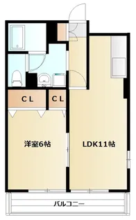 ECORT NAKAMURAII【1階】の間取り