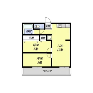 羽根ハイツ【2階】の間取り