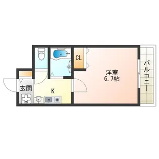 フォレスト新町【4階】の間取り