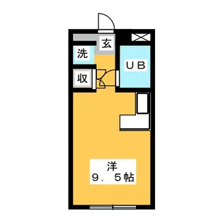 メゾンド・ヴェール【4階】の間取り