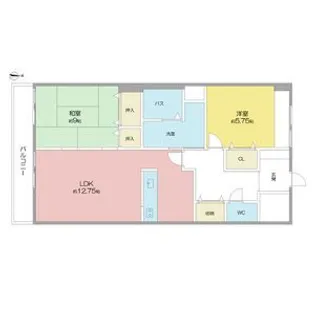 パールコート エルザ【2階】の間取り