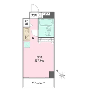 サイプレス北新宿【6階】の間取り