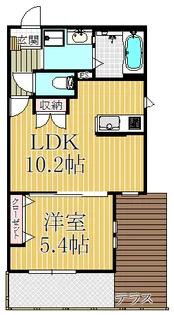 LUCIANNA WEST【1階】の間取り