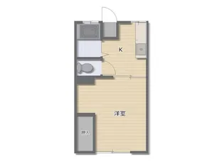 コーポ上原【1階】の間取り