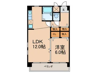 イーストUコート【2階】の間取り