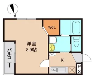 コンフォート・ティファニー【2階】の間取り
