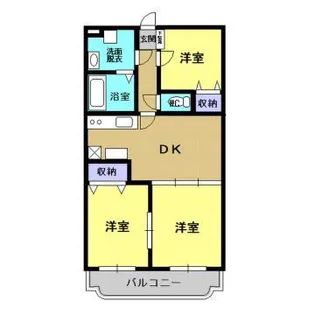 ユーミーシャーモ【3階】の間取り