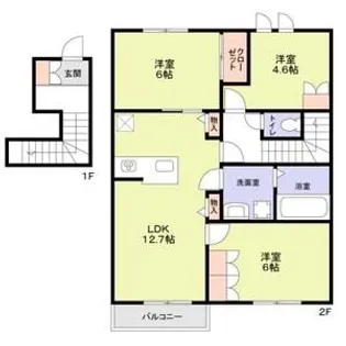 FORE TUNA【2階】の間取り