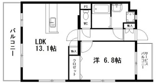 グランストーク西島【4階】の間取り