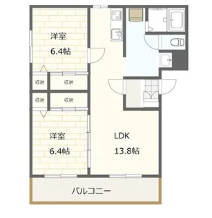 ブライトヒルズ【1階】の間取り