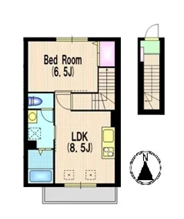 スタイル レジデンス A【2階】の間取り