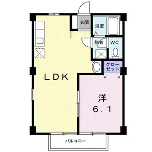 ボヌール【1階】の間取り