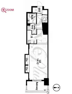 エルブ葵【7階】の間取り