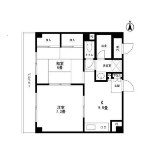 グレイス大森【4階】の間取り