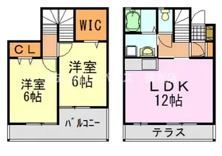 メゾンアーツYK 伍番館の間取り