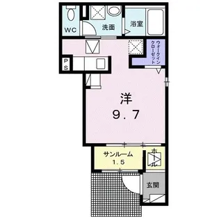 ジラソーレ【1階】の間取り