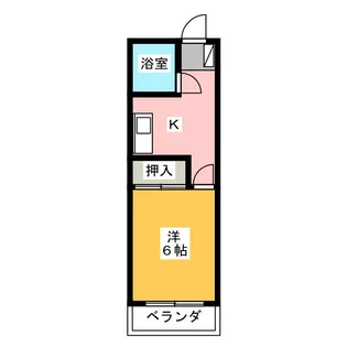 チェリオ小鹿【2階】の間取り