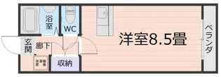 JAウイング新屋敷【2階】の間取り
