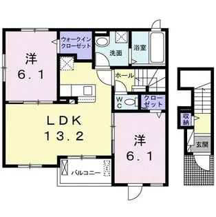 セレニテ【2階】の間取り