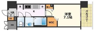 パルティール高畑アネックス【9階】の間取り
