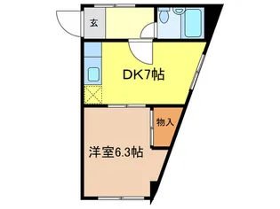 コ-ポプレジデント【5階】の間取り