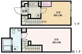 ラヴィーダ東長崎【1階】の間取り