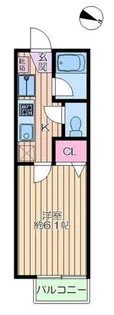 ひまわりハウスA・B【2階】の間取り