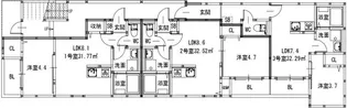 メゾンクレール新町【1階】の間取り